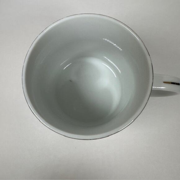 Lefton Japan Souvenir Mug/Cup Florida Egret Waterfowl Birds Gold Trim 1987 VTG - Picture 5 of 15